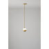 Lampa wisząca podtynkowa Alfi T-3744AR czarna/złota Estiluz