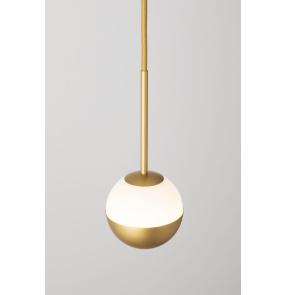 Lampa wisząca natynkowa Alfi R40S.3A czarna/złota Estiluz
