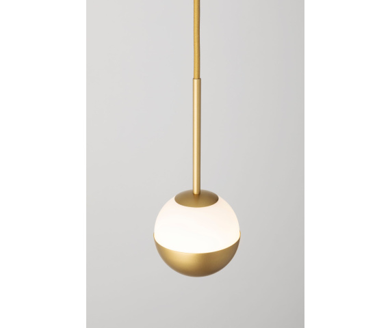Lampa wisząca natynkowa Alfi R40S.3A czarna/złota Estiluz