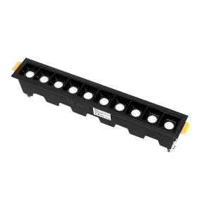 Oprawa wpuszczana liniowa LED 20W 4000K JDL-10T czarna DL