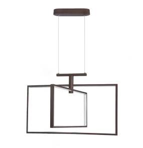 Lampa wisząca LED 45W 4000k DL-G06 brązowa DL