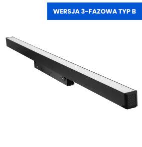 Oprawa do szyn magnetycznych linia LED 20W 3000K TYP B DDCX-FG600 czarna DL