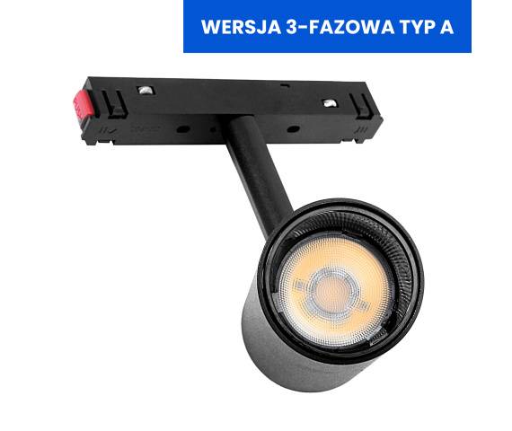 Reflektor spot do szyn magnetycznych DL 7W 3000K DDCX-B07 - TYP A