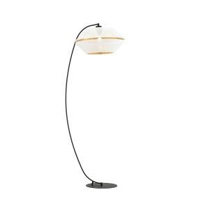 Lampa podłogowa MALIA LP1 WHITE/GOLD 1184/LP1 biało-złota Emibig