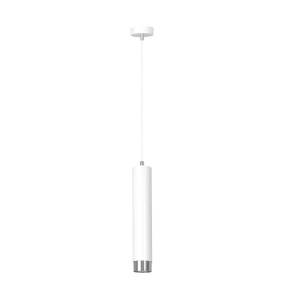 Lampa wisząca KIBO 1 WHITE-CHROME 641/1 biało-chromowana Emibig