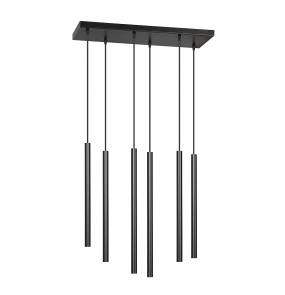 Lampa wisząca SELTER 6 BLACK 552/6 czarna Emibig