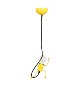 Lampa wisząca dziecięca BOBI  1 YELLOW 536/1 żółta Emibig