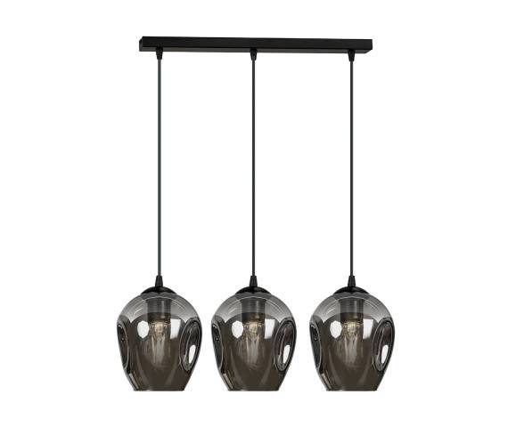 Lampa sufitowa ISTAR 3 680/3 grafitowe klosze Emibig