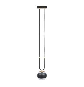 Lampa wisząca GLAM 1 BLACK/STRIPE 1113/1 Emibig