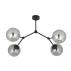 Lampa sufitowa SPACE 4 1134/4 grafitowy klosz Emibig