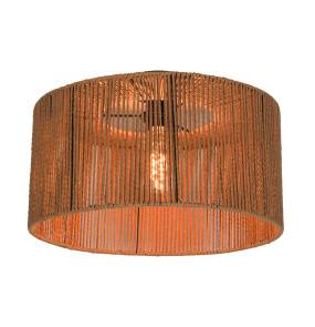 Lampa sufitowa MAORI P22019E oprawa w kolorze czarnym z kloszem wykonanym ze sznurka ZUMA LINE