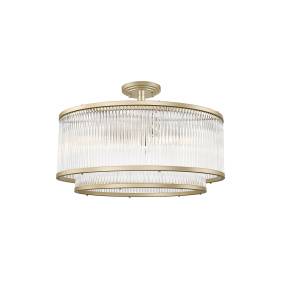 Lampa sufitowa SERGIO C0528-06H-V6AC oprawa w kolorze złotym ZUMA LINE