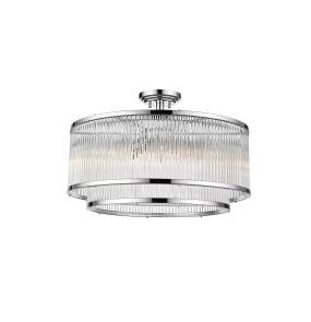 Lampa sufitowa SERGIO C0528-06H-F4AC oprawa w kolorze srebrnej ZUMA LINE