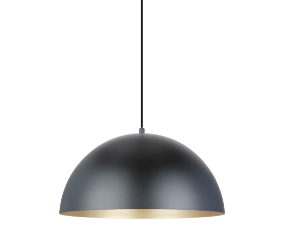Lampa wisząca VELA A8001XL-BK oprawa w kolorze czarnym z elementami złota ZUMA LINE