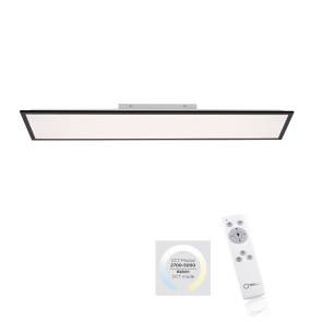 Lampa sufitowa FLAT14757-18 oprawa w kolorze czerni i bieli + pilot ZUMA LINE 