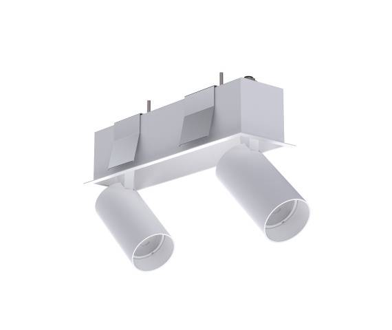 Podwójny reflektor podtynkowy MONO DEEP II WHITE 10465 biały Nowodvorski