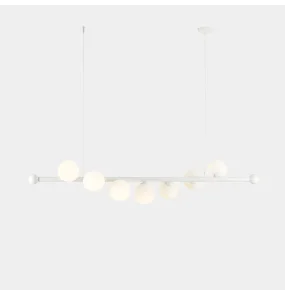 Lampa wisząca WAVE 7 WHITE 1115T Aldex designerska oprawa w kolorze białym