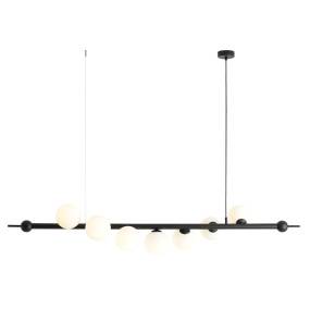 Lampa wisząca WAVE 7 BLACK 1115T1 oprawa w kolorze czarnym ALDEX