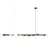 Lampa wisząca WAVE 7 BLACK 1115T1 oprawa w kolorze czarnym ALDEX