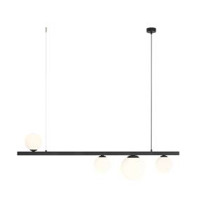 Lampa wisząca GARDA 4 BLACK 1099L1 oprawa w kolorze czarnym ALDEX