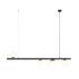 Lampa wisząca GARDA 4 BLACK 1099L1 oprawa w kolorze czarnym ALDEX