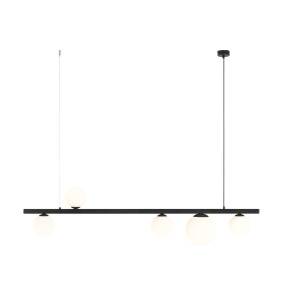 Lampa wisząca GARDA 5 BLACK 1099F1 oprawa w kolorze czarnym ALDEX