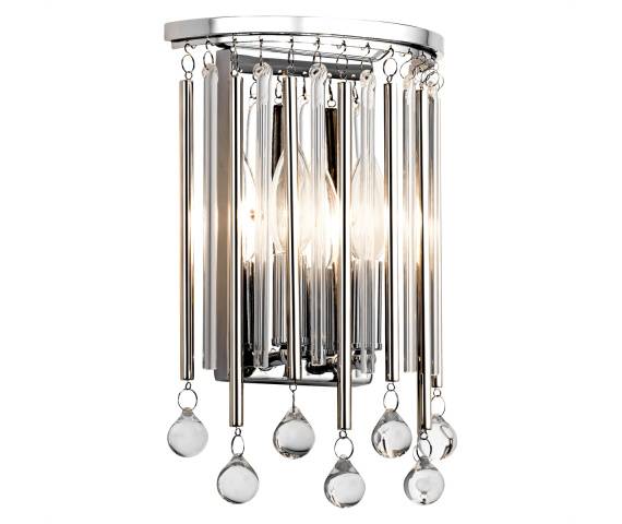 Lampa ścienna PIPER KL-PIPER2-PC polerowany chrom Kichler