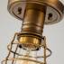 Lampa sufitowa MIXON QZ-MIXON-SF-WS wyblakły mosiądz Quizel