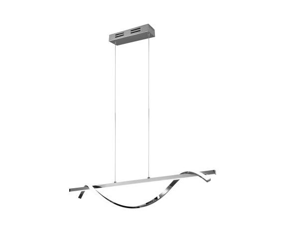 Lampa wiząca ISABEL R32201106 oprawa w kolorze srebrnym RL