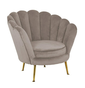 RICHMOND fotel PERLA KHAKI VELVET