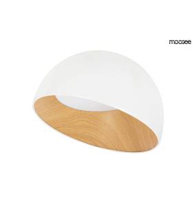 MOOSEE lampa sufitowa TOLLA SIDE biała / naturalna