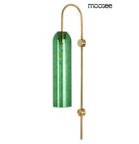 MOOSEE lampa ścienna SLACK złota / zielona