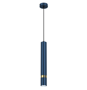 Lampa wisząca JOKER MLP7725 oprawa w kolorze niebiesko-złotym MILAGRO