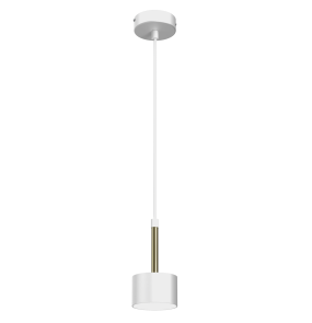 Lampa wisząca ARENA MLP7754 oprawa w kolorze bieli i złota MILAGRO