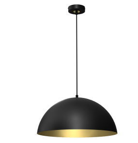 Lampa wisząca BETA MLP7973 oprawa w kolorze czerni i złota MILAGRO