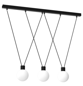 Lampa wisząca CAPRI MLP8818 oprawa w kolorze czarnym MILAGRO