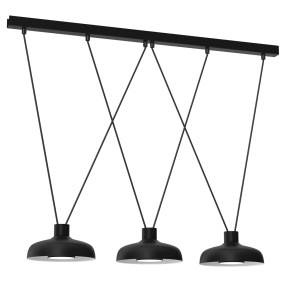 Lampa wisząca LINEA MLP8820 oprawa w kolorze czarnym MILAGRO