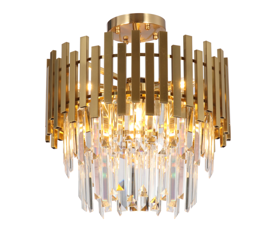 Lampa sufitowa ASPEN ML8810 oprawa w kolorze złotym MILAGRO