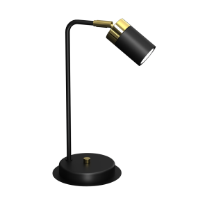 Lampa biurkowa JOKER MLP7534 oprawa w kolorze czerni i złota MILAGRO