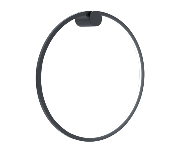 Kinkiet Saturno Black 25W LED ML8850 nowoczesna oprawa w kolorze czarnym MILAGRO