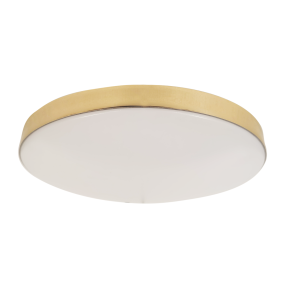 Plafon MAYA GOLD 15W LED IP44 Ø330 mm ML7790 nowoczesna oprawa w kolorze złotym MILAGRO