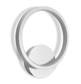Lampa ścienna okrągła LED 14W 4000K biała DL