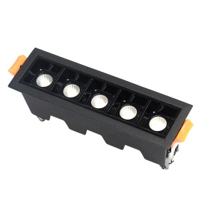 Oprawa wpuszczana liniowa LED 10W 3000K JDL-5T czarna DL