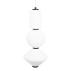 Lampa wisząca AKIKO P0468 oprawa w kolorze czarnym z mlecznymi kloszami MAXLIGHT