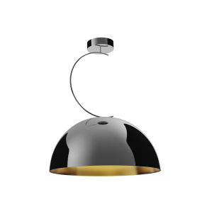 Lampa wisząca TWENTY P0463 oprawa w kolorze czerni i złota MAXLIGHT