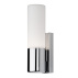 Kinkiet CANDY W0222 chromowana oprawa z melcznym kloszem MAXLIGHT