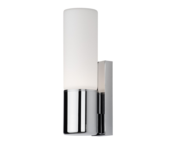Kinkiet CANDY W0222 chromowana oprawa z melcznym kloszem MAXLIGHT
