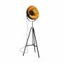 Lampa podłogowa Antenne TS-090522F-BK Zuma Line czarno-złota oprawa w stylu design