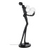 Lampa podłogowa FEMME czarna sylwetka dekoracyjna nowoczesna Artemodo