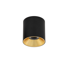 Lampa natynkowa Altisma CLN-6677-75-BL-GD-3K oprawa w kolorze czerni i złota ITALUX
